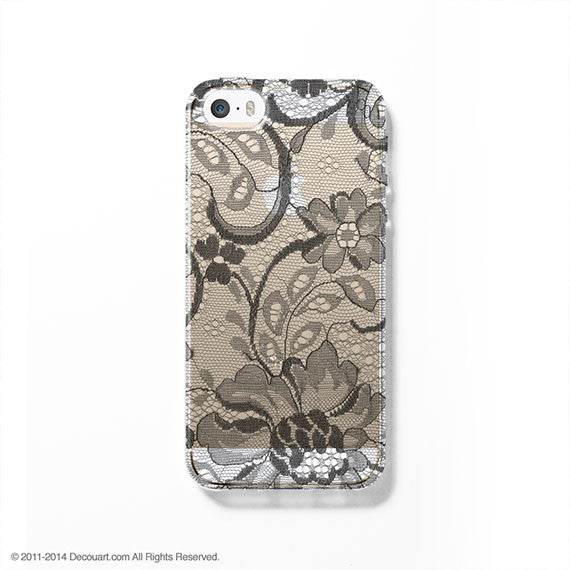 Lace clear printed iPhone 11 case C001 - Decouart