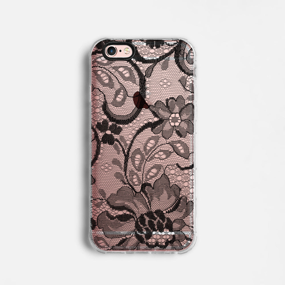 Lace clear printed iPhone 11 case C001 - Decouart