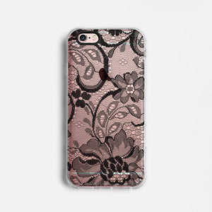 Lace clear printed iPhone 11 case C001 - Decouart