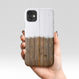 White wood iPhone 16 case - Decouart