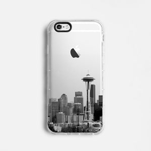Seattle skyline iPhone 11 case C061 - Decouart