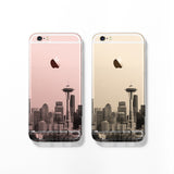 Seattle skyline iPhone 11 case C061 - Decouart