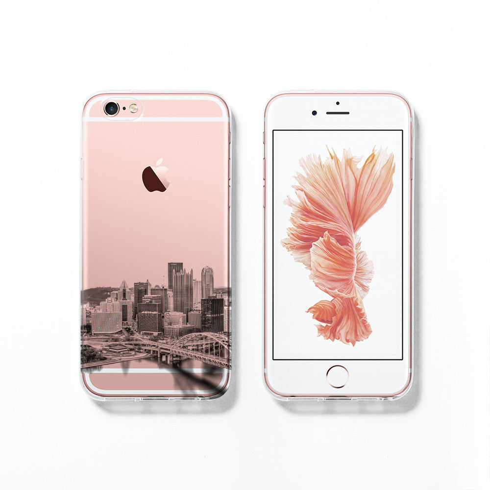 Pittsburgh skyline iPhone 11 case C066 - Decouart