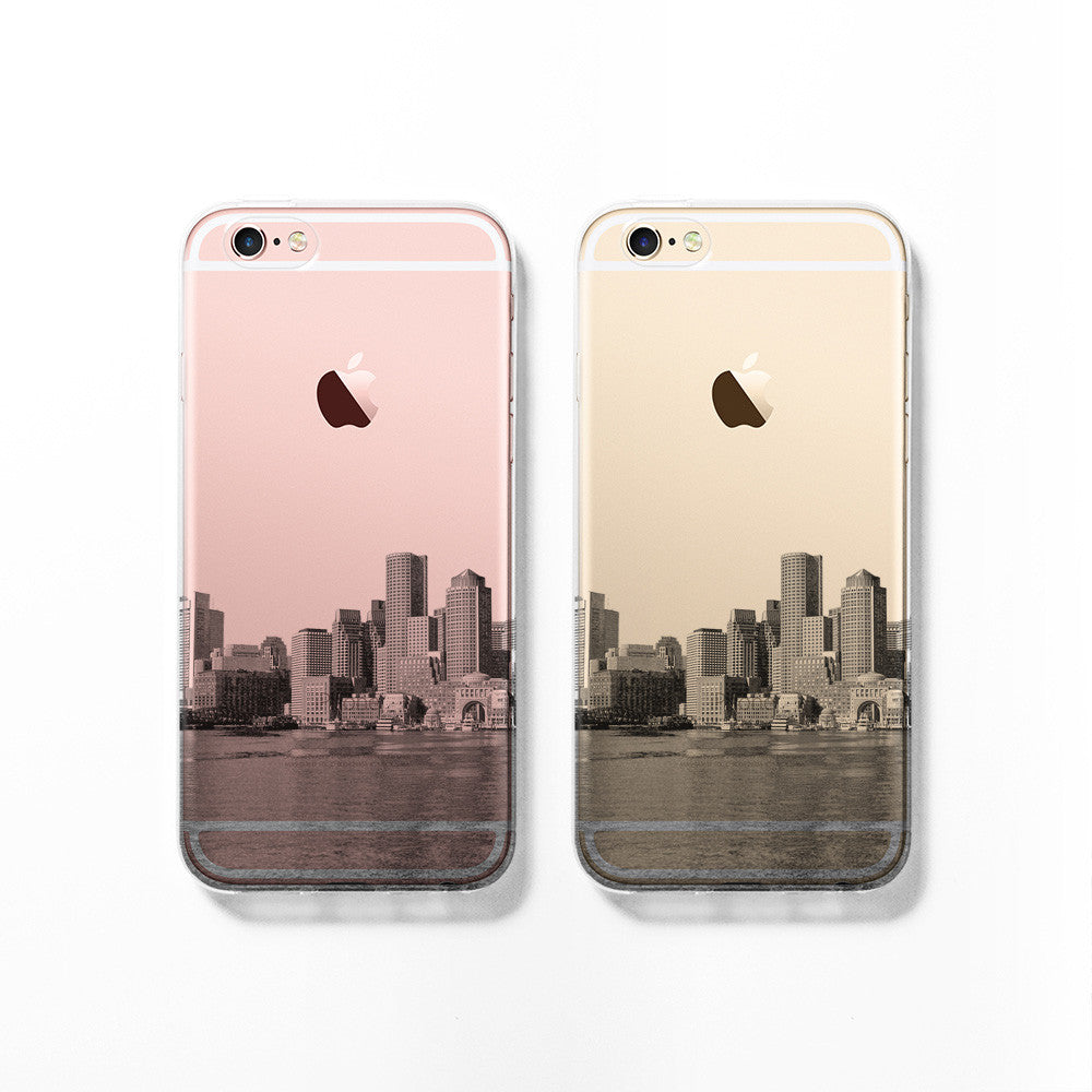 Boston skyline iPhone 11 case C071 - Decouart