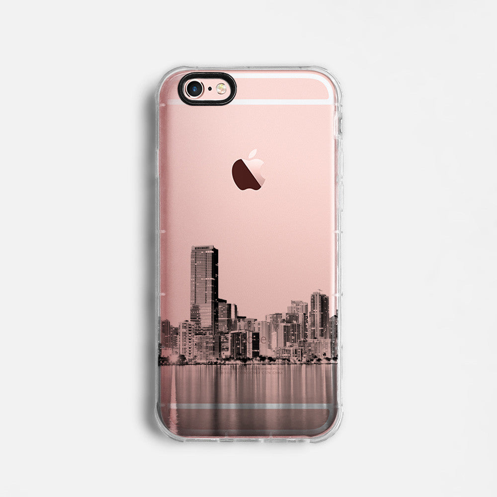 Miami skyline iPhone 11 case C075 - Decouart
