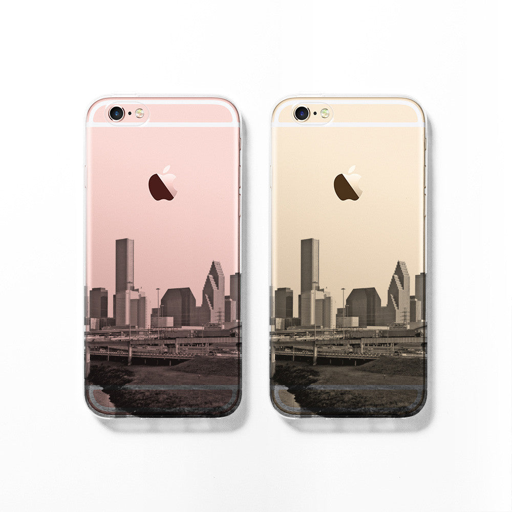Houston skyline iPhone 11 case C077 - Decouart