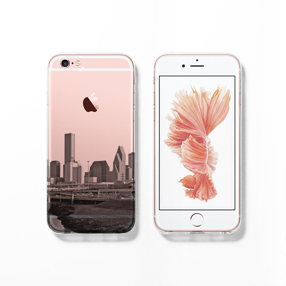 Houston skyline iPhone 11 case C077 - Decouart