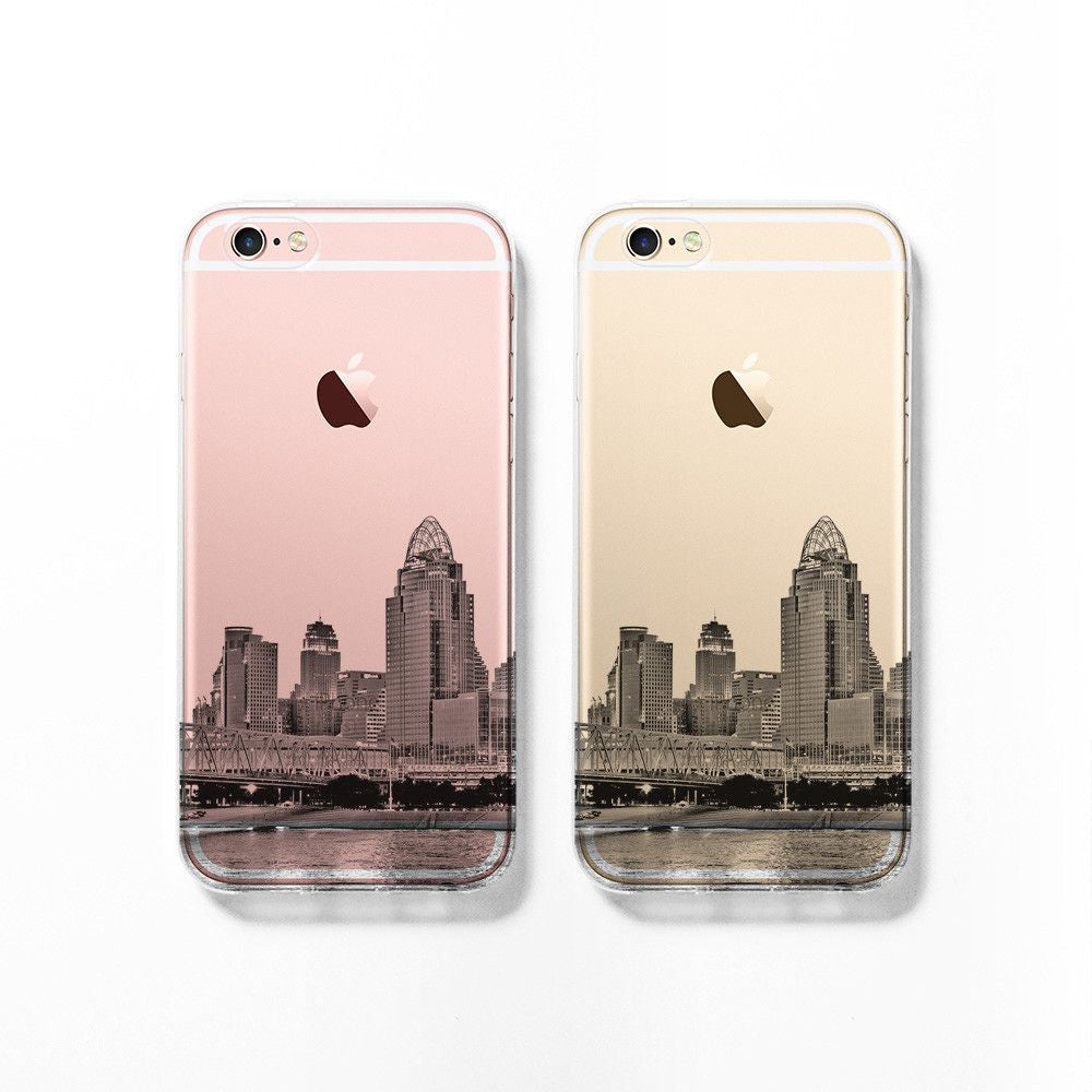 Cincinnati skyline iPhone 11 case C084 - Decouart