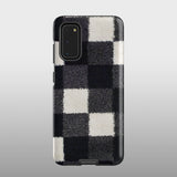 Black and white checkers Samsung case S293B