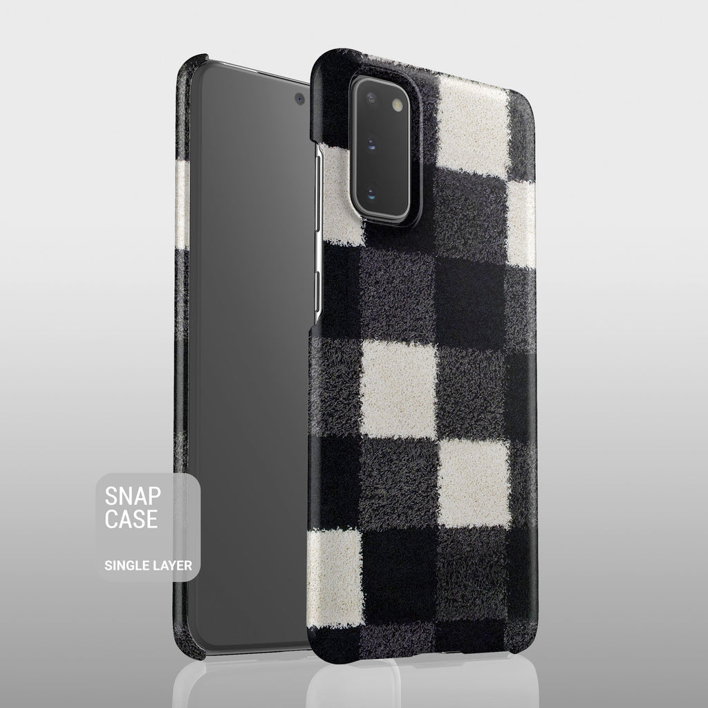 Black and white checkers Samsung case S293B - Decouart