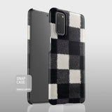 Black and white checkers Samsung case S293B - Decouart