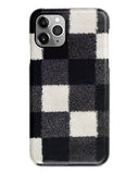 Black and white checkers iPhone 11 case S293B - Decouart