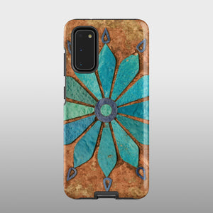 Mint floral Samsung case S329