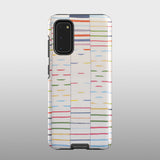 Colourful stripes Samsung case S343 - Decouart