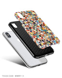 Colourful quilt iPhone 11 case S398 - Decouart