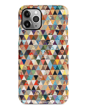 Colourful quilt iPhone 11 case S398 - Decouart