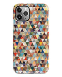 Colourful quilt iPhone 11 case S398 - Decouart