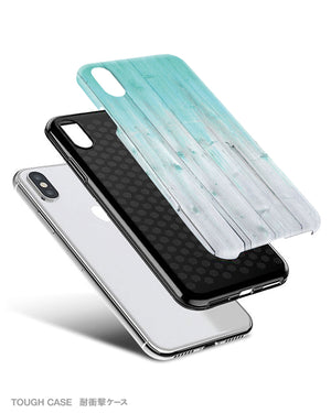 Mint wood iPhone 12 case S404 - Decouart