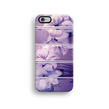 Violet floral iPhone 11 case S407 - Decouart