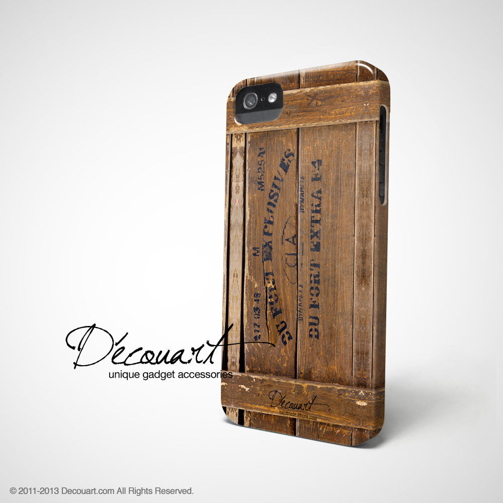 Wood crates iPhone 11 case S437 - Decouart