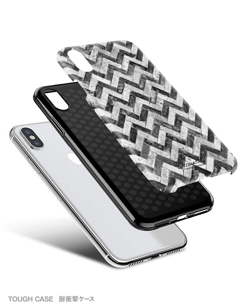 Black grunge chevron iPhone 11 case S465 - Decouart