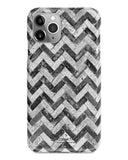 Black grunge chevron iPhone 11 case S465 - Decouart