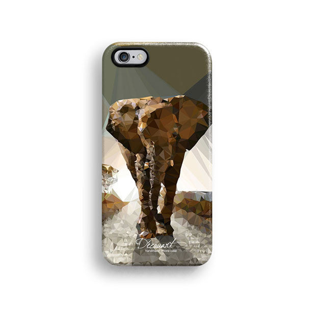 Geometric elephant iPhone 11 case S492 - Decouart