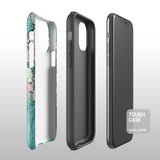 Mint wood floral iPhone 16 case S553 - Decouart