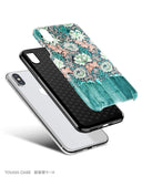 Mint wood floral iPhone 11 case S553 - Decouart