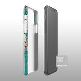 Mint wood floral iPhone 16 case S553 - Decouart