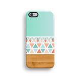 Aztec wood iPhone 12 case S558 - Decouart