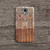 Floral wood iPhone 12 case S573 - Decouart