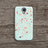 Mint floral iPhone 12 case S604 - Decouart