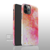 Abstract pink pattern iPhone 12 case S614 - Decouart