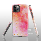 Abstract pink pattern iPhone 12 case S614 - Decouart