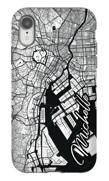 City map iPhone tough case - Decouart