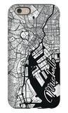 City map iPhone tough case - Decouart
