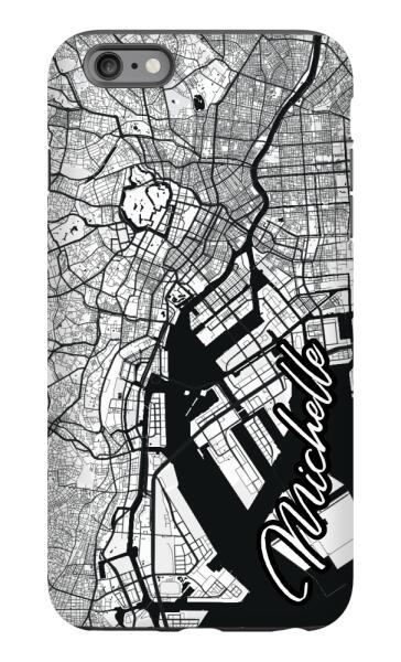City map iPhone tough case - Decouart