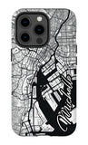 City map iPhone tough case - Decouart