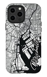 City map iPhone tough case - Decouart