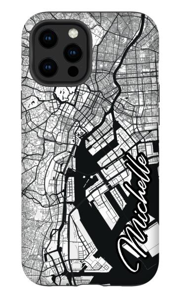 City map iPhone tough case - Decouart