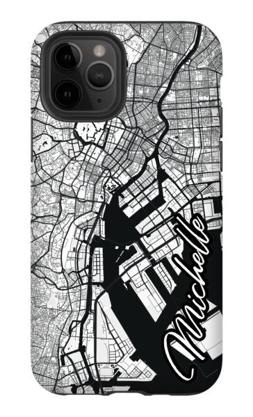 City map iPhone tough case - Decouart