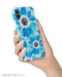 Turquoise floral iPhone 12 case S624 - Decouart