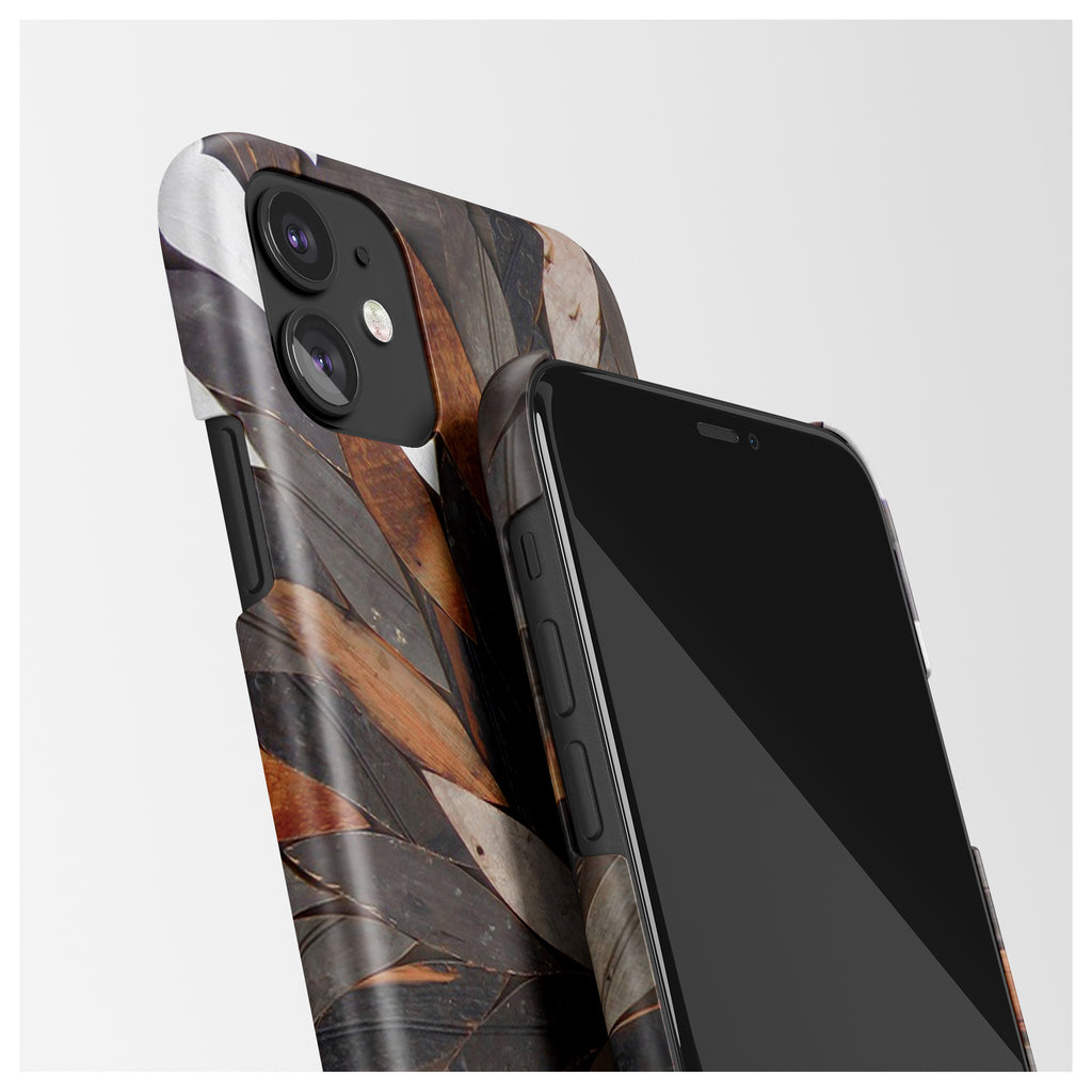 Nature iPhone 12 case S652 (NOT real wood) - Decouart