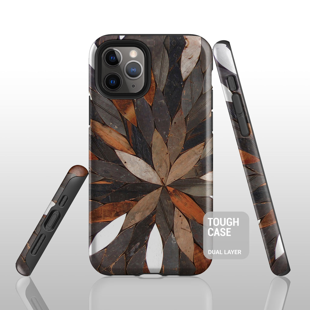 Nature iPhone 12 case S652 (NOT real wood) - Decouart