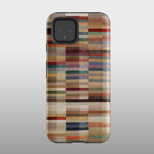 Earth tone stripes Google Pixel case S662