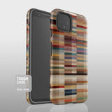 Earth tone stripes Google Pixel case S662