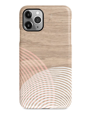 Geometric wood iPhone 12 case S671 - Decouart