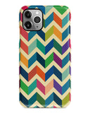 Colourful chevron iPhone 12 case S673 - Decouart