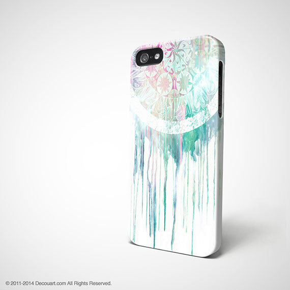 Dream catcher pink mint iPhone 12 case S675 - Decouart